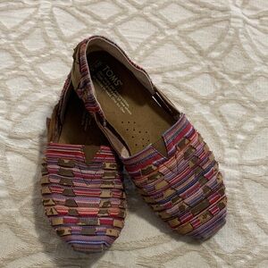 TOMS Colorful Woven Slip-Ons